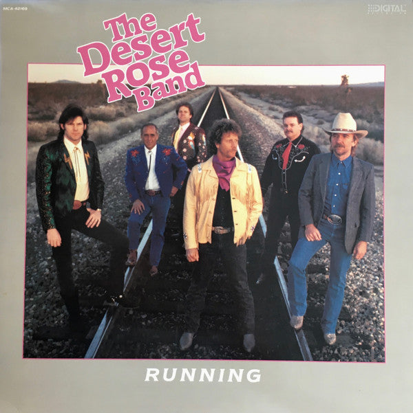 Desert Rose Band : Running (LP, Album, Pin)