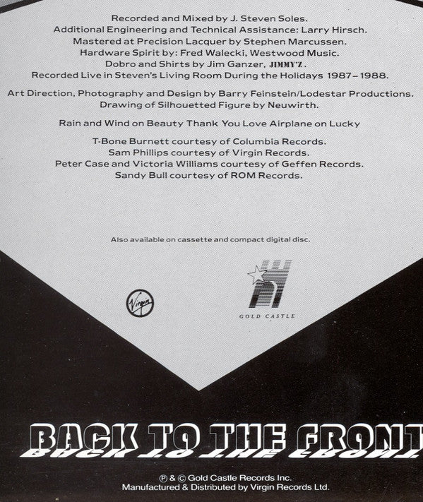 Bob Neuwirth : Back To The Front (LP, Album)