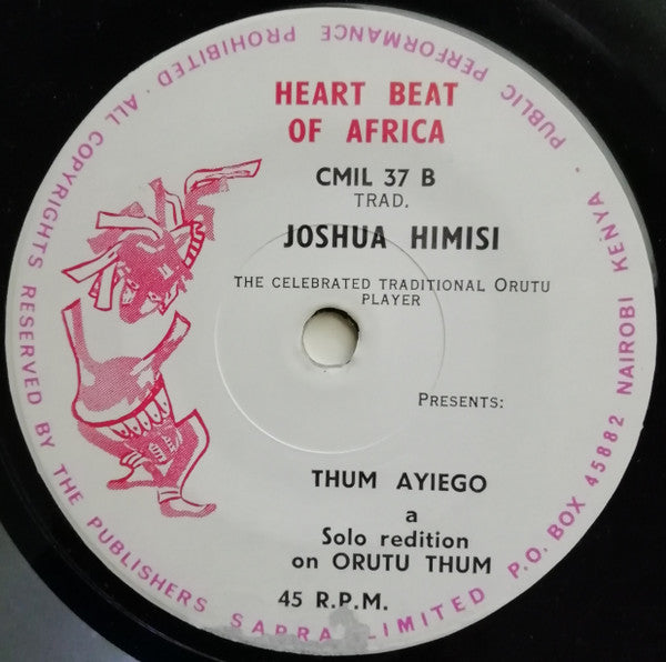 Joshua Himisi : Musical Tales Of Yesterday (7")