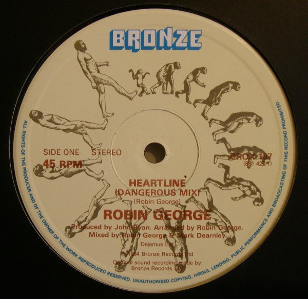 Robin George : Heartline (12")