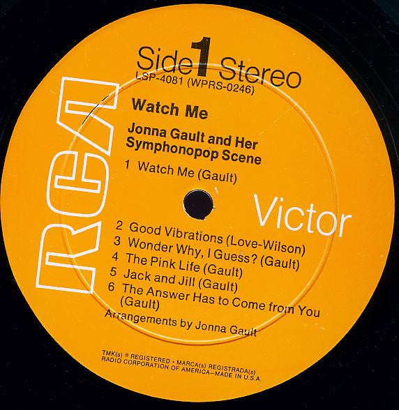 Jonna Gault And Her Symphonopop Scene : Watch Me (LP, Album)