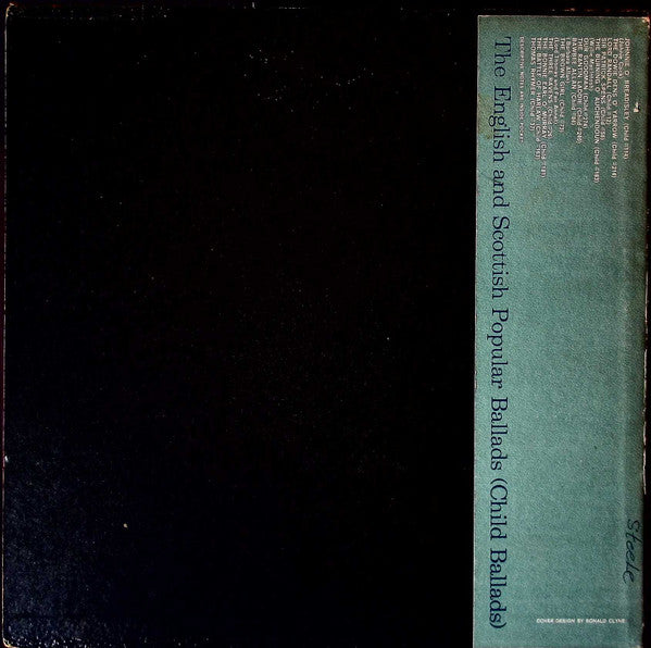 Ewan MacColl : The English And Scottish Popular Ballads (Child Ballads) (LP, Album)