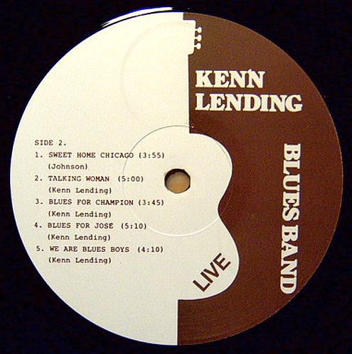 Kenn Lending Blues Band : Live (LP, Album)