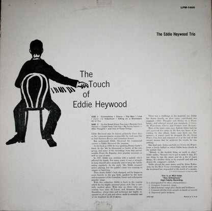 Eddie Heywood Trio : The Touch Of Eddie Heywood (LP, Album, Mono, Ind)