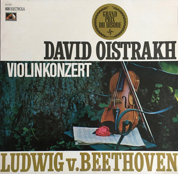 Ludwig van Beethoven - David Oistrach : Violinkonzert (LP, Club, Gol)