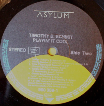 Timothy B. Schmit : Playin' It Cool (LP, Album)