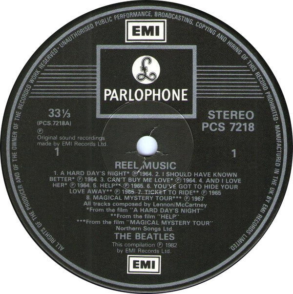 The Beatles : Reel Music (LP, Comp)