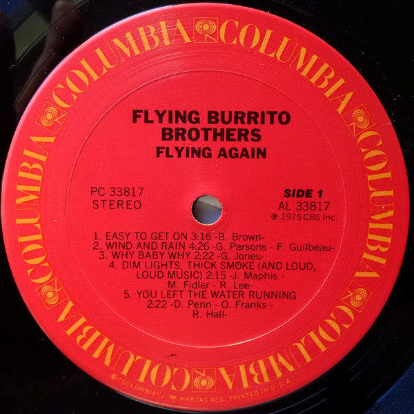 The Flying Burrito Bros : Flying Again (LP, Album)