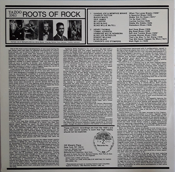 Various : Roots Of Rock (LP, Comp)