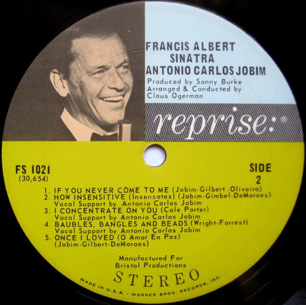 Frank Sinatra & Antonio Carlos Jobim : Francis Albert Sinatra & Antonio Carlos Jobim (LP, Album, Jac)