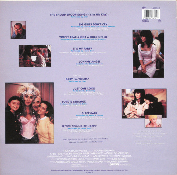 Various : Mermaids (Music From The Original Motion Picture Soundtrack) (LP, Album, Comp)