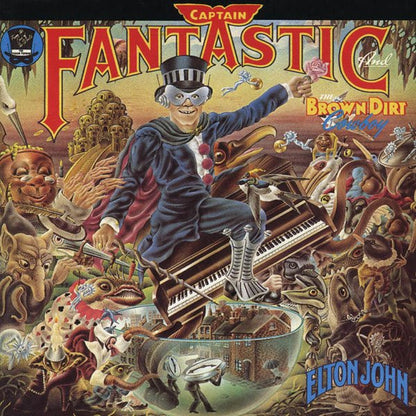 Elton John : Captain Fantastic And The Brown Dirt Cowboy (LP, Album, RE)