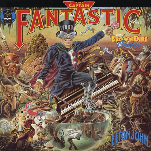 Elton John : Captain Fantastic And The Brown Dirt Cowboy (LP, Album, RE)