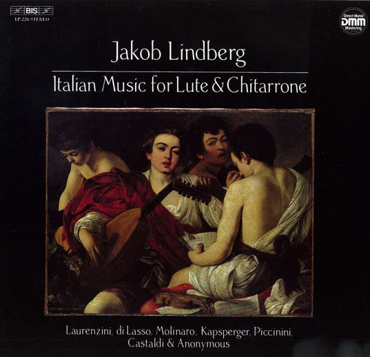 Jakob Lindberg : Italian Music For Lute & Chitarrone (LP, Gat)