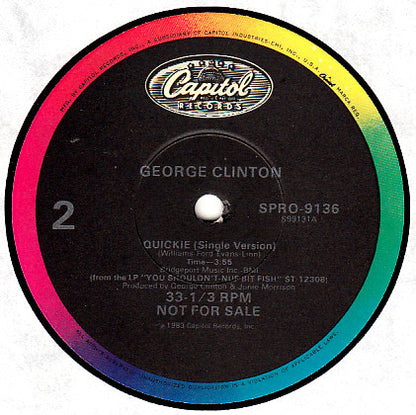 George Clinton : Quickie (12", Single, Promo)