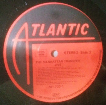 The Manhattan Transfer : Live (LP, Album)