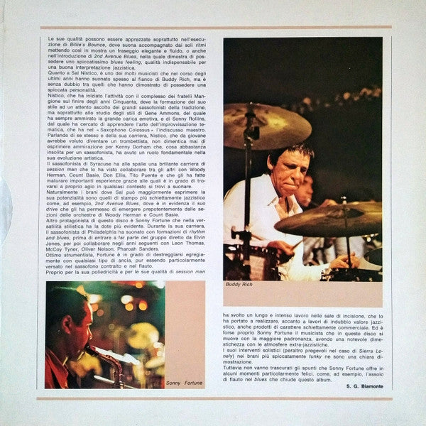 Sal Nistico, Buddy Rich, Kenny Barron, Sonny Fortune : I Giganti Del Jazz 81 (LP, Comp)