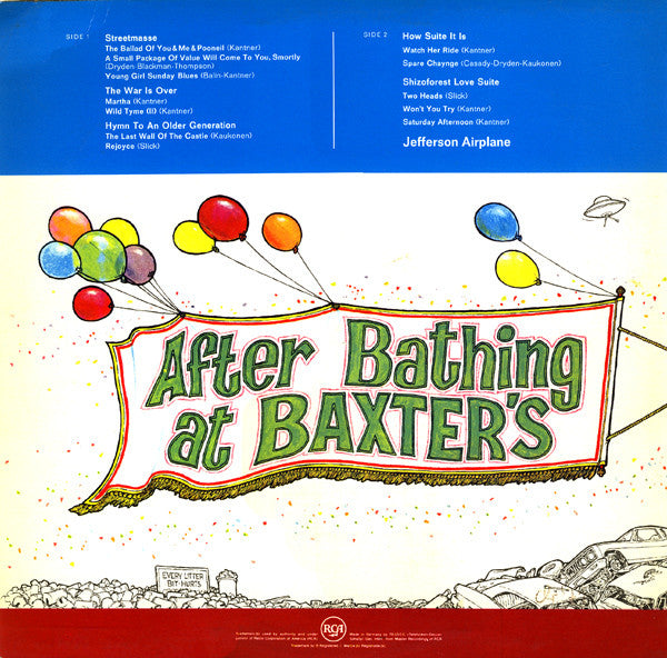 Jefferson Airplane : After Bathing At Baxter's (LP, Album)