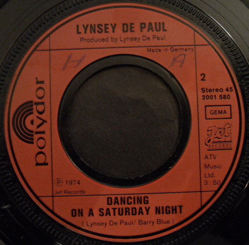 Lynsey De Paul : No Honestly (7", Inj)