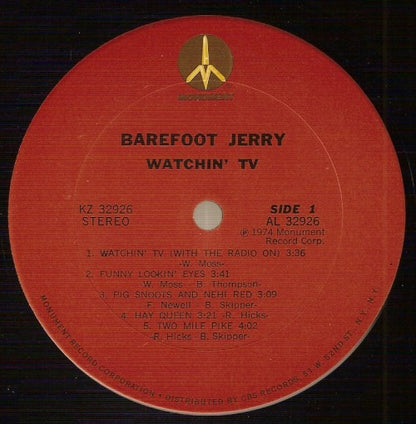Barefoot Jerry : Watchin' TV (LP, Album, Ter)