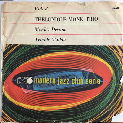 Thelonious Monk Trio : Monk's Dream / Trinkle Tinkle (7")