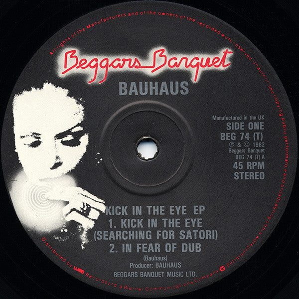 Bauhaus : Kick In The Eye (Searching For Satori E.P.) (12", EP, Bla)