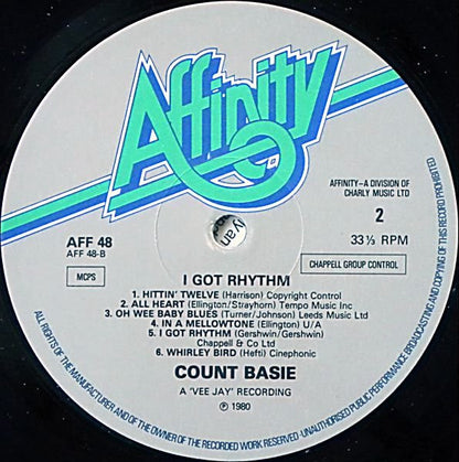 Count Basie : I Got Rhythm (LP, RE)