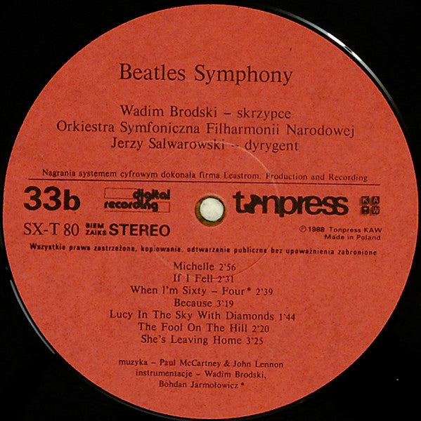 Vadim Brodski : Beatles Symphony (LP)