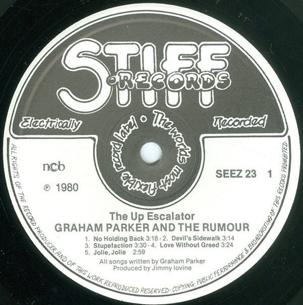 Graham Parker : The Up Escalator (LP, Album)