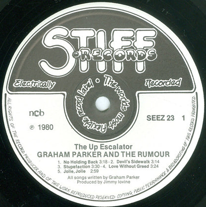 Graham Parker : The Up Escalator (LP, Album)