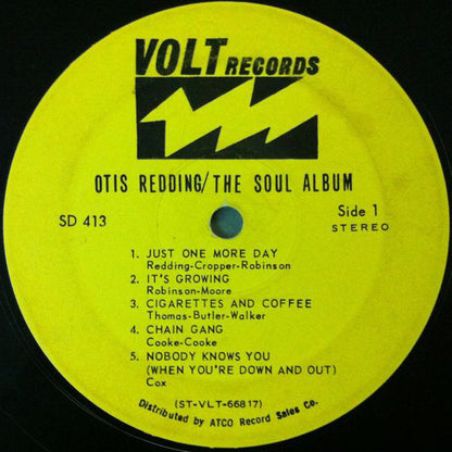 Otis Redding : The Soul Album (LP, Album, Pre)