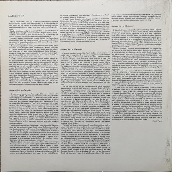 John Field (2), John O'Conor, The New Irish Chamber Orchestra, János Fürst : The Complete Piano Concertos - 2, Nos 2, 3, 4 (2xLP)