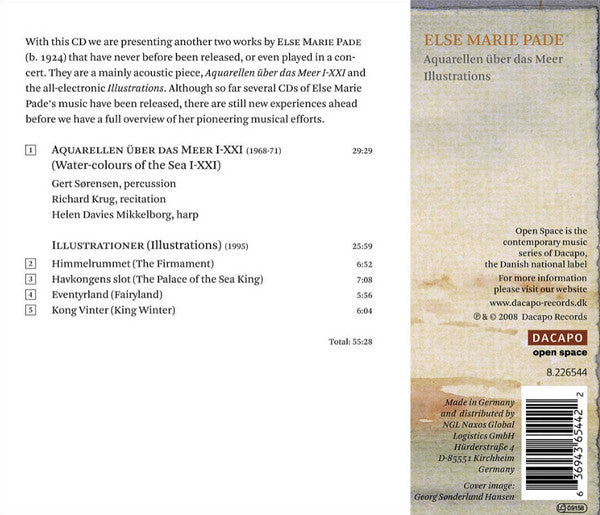 Else Marie Pade, Gert Sørensen : Aquarellen Über Das Meer; Illustrations (CD, Album)