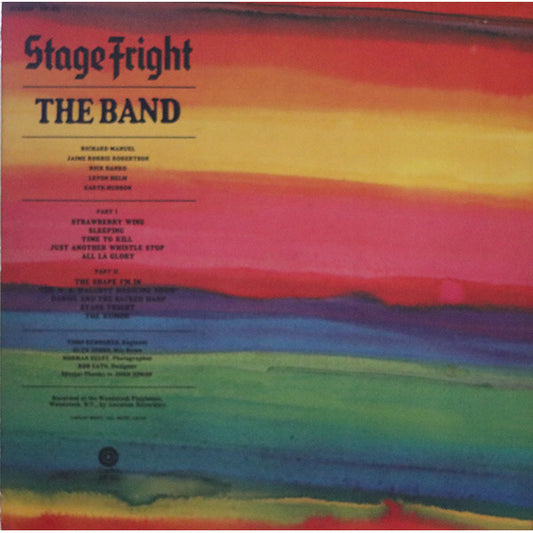 The Band : Stage Fright (LP, Album)