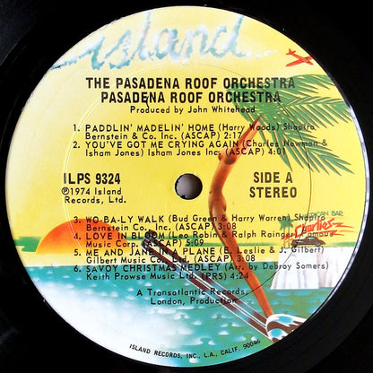 The Pasadena Roof Orchestra : The Pasadena Roof Orchestra (LP, Album,  Te)