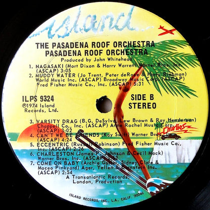 The Pasadena Roof Orchestra : The Pasadena Roof Orchestra (LP, Album,  Te)