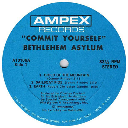 Bethlehem Asylum : Commit Yourself (LP, Album, Son)