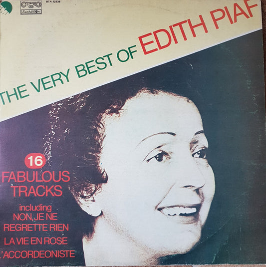Edith Piaf : The Very Best Of (LP, Comp, Ora)