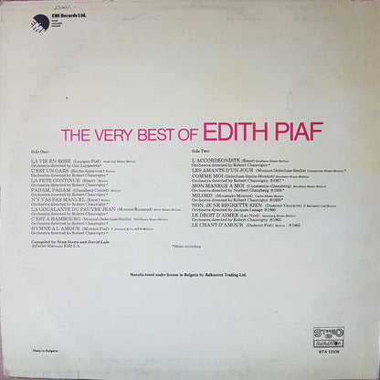 Edith Piaf : The Very Best Of (LP, Comp, Ora)