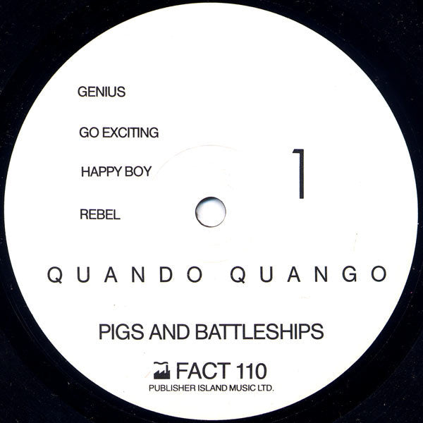 Quando Quango : Pigs + Battleships (LP, Album)