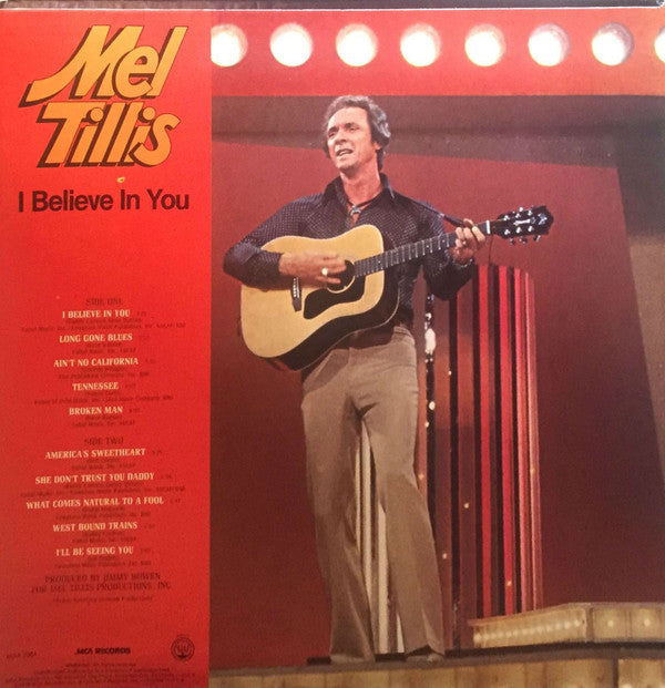 Mel Tillis : I Believe In You (LP, Album, Glo)