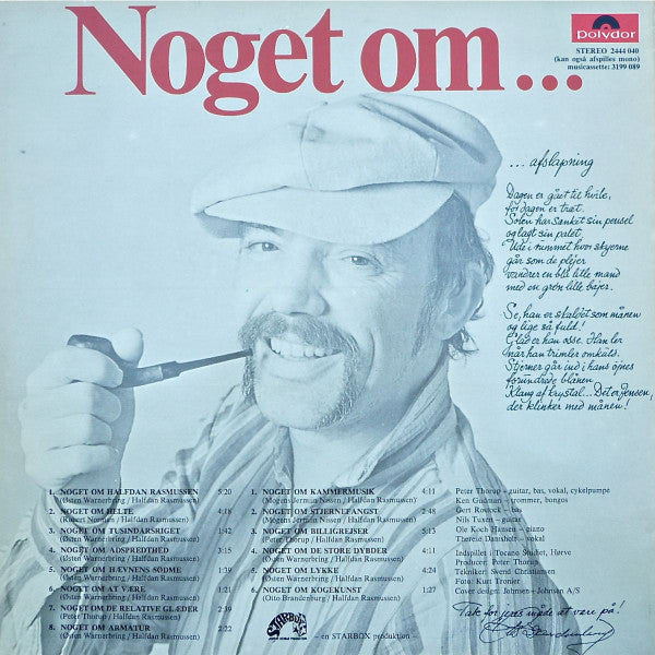 Otto Brandenburg : Noget Om...Af Halfdan Rasmussen (LP, Album)