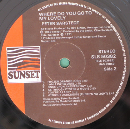 Peter Sarstedt : Where Do You Go To My Lovely (LP, Comp)