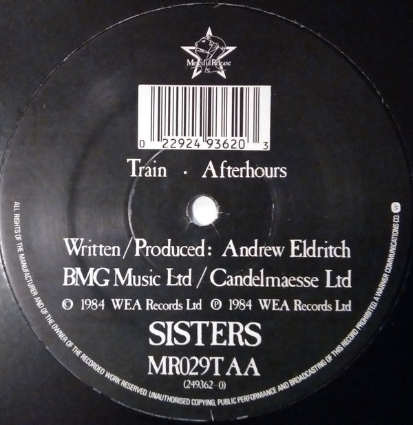 The Sisters Of Mercy : Body And Soul (12", RE, Dam)