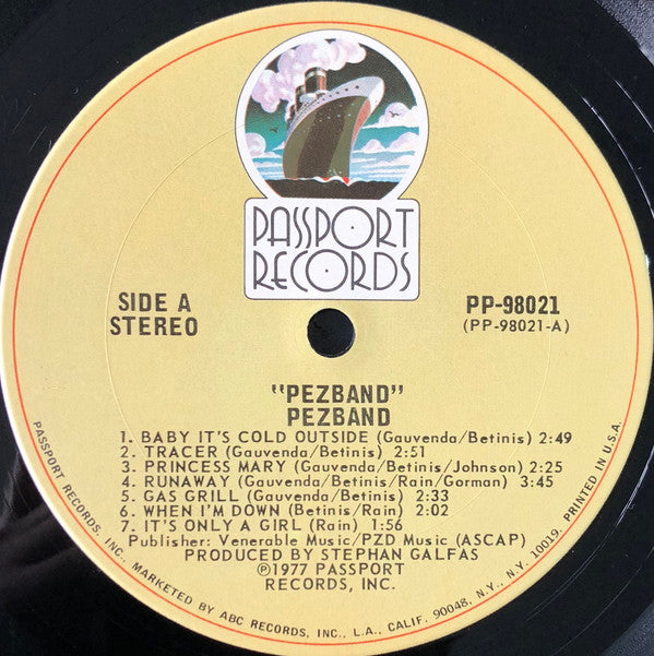 Pezband : Pezband (LP, Album, San)