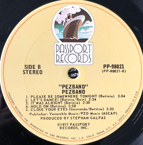 Pezband : Pezband (LP, Album, San)