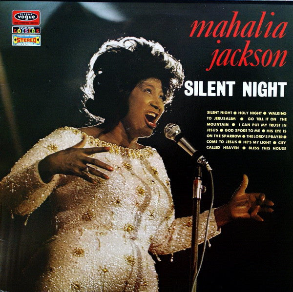 Mahalia Jackson : Silent Night (LP, Comp, RE, Bla)