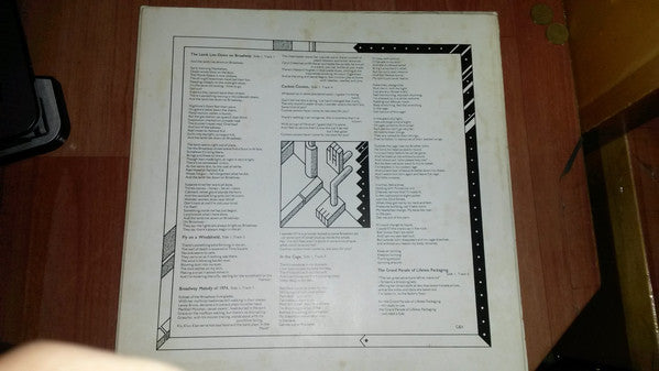 Genesis : The Lamb Lies Down On Broadway (2xLP, Album, RE)