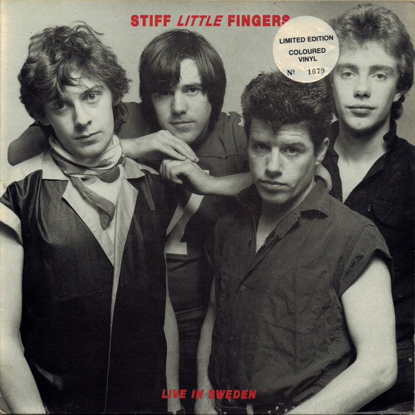 Stiff Little Fingers : Live In Sweden (LP, Album, Ltd, Num, RE, Gre)