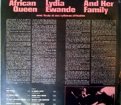 Lydia Ewande And Her Family avec Youla Et Ses Rytmes Africains : African Queen (LP)